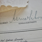 Nimityskirja Pres. Svinhufvud + Kenraali Sihvo Nimmari 1931 - pikkukuva 3