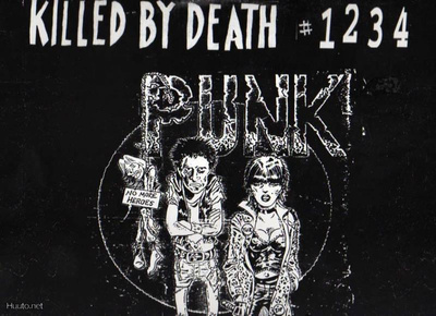 KILLED BY DEATH #1234 kokoelma LP -1976/83 rare punk rock