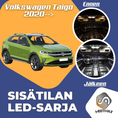 Volkswagen Taigo Sisätilan LED-sarja 7-osainen