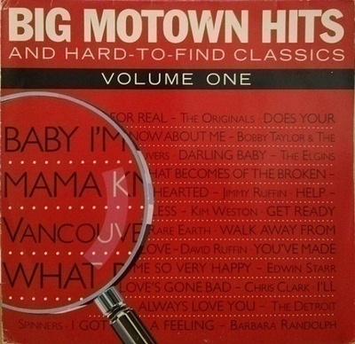 Various – Big Motown Hits And Hard To Find Classics - 1