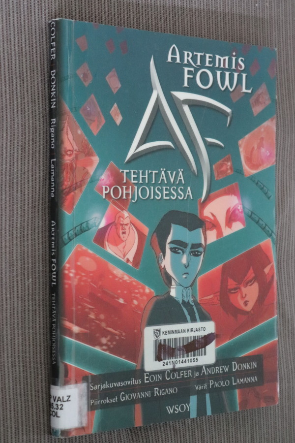 Colfer - Donkin : Artemis Fowl Tehtävä pohjoisessa ( k.po )