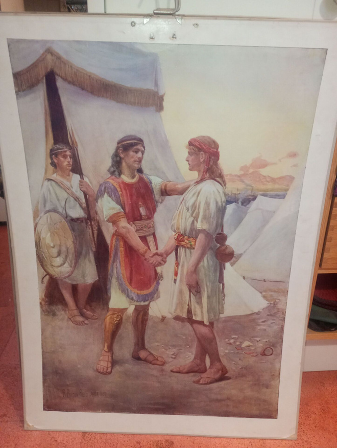 vanha opetustaulu