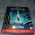 TRON - LEGACY (Jeff Bridges) Steelbox, 3D+2D-BD, UUSI - pikkukuva 1