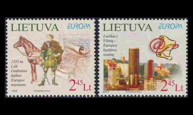 Liettua 970-1 ** Europa kirje (2008)