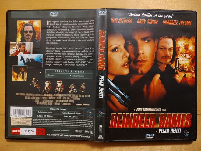 Reindeer Games - pelin henki DVD Egmont