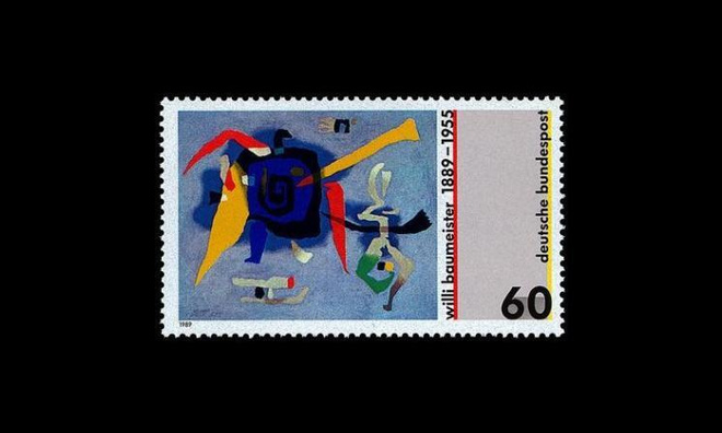 Saksa 1403 ** Willi Baumeister, maalari (1989)