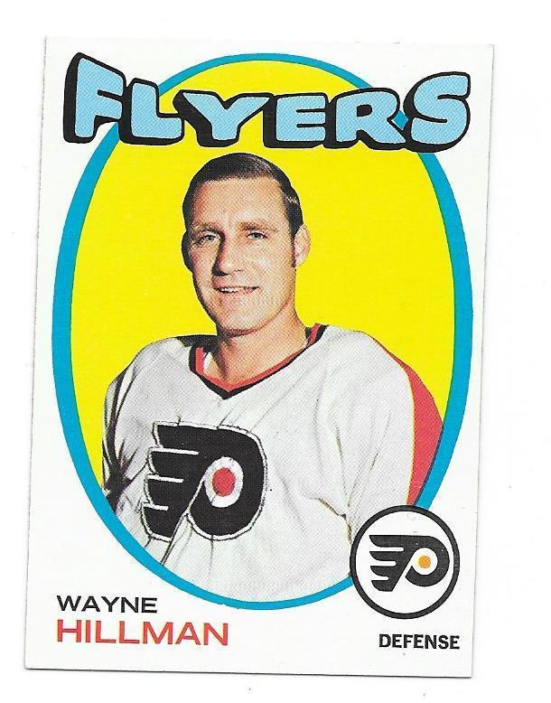 1971-72 Topps #62 Wayne Hillman Philadelphia Flyers