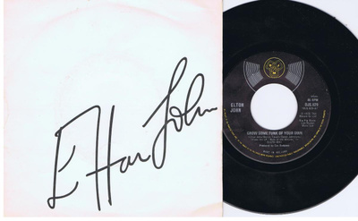 ELTON JOHN grow some funk of your own / I feel like a bullet