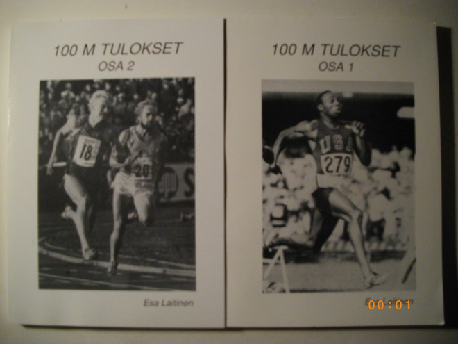 100 m - tilastot ja tulokset osat 1 ja 2 (31.1)