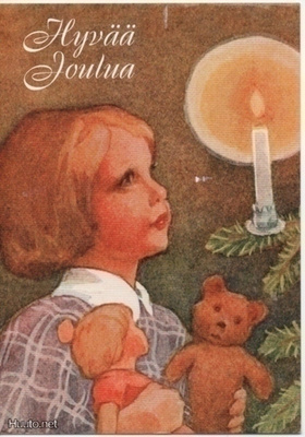Rudolf Koivu : Tyttö ja kynttilä