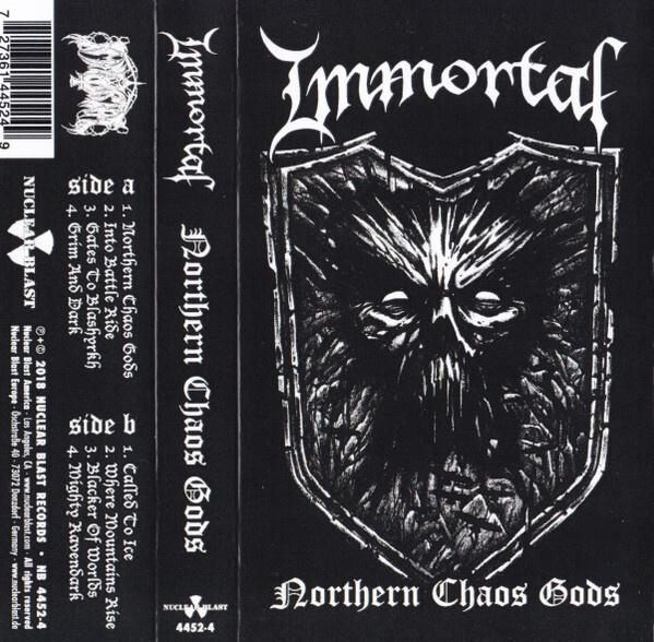 Immortal – Northern Chaos Gods KASETTI SEALED badge patch…