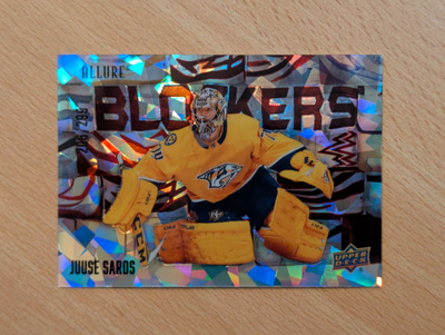 2022-23 Allure Juuse Saros Blockers Red /299