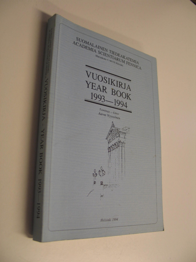 Aarne (toim.) Nyyssönen : Vuosikirja 1993-1994 : Suomalai...