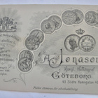 VANHA Kabinetti Valokuva Ruotsin Kuningas Oskar II 1890-l - pikkukuva 2