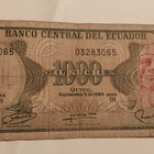 Ecuador 1000 sucres 1984 - pikkukuva 1