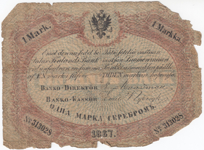 1 Markka 1867