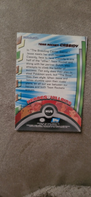 Topps Pokemon Heroes & Villains Card HV5 Team Rocket Cassidy