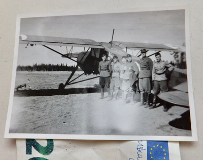 VANHA Valokuva Ilmavoimat Lentokone Fieseler Fi 156 Storch