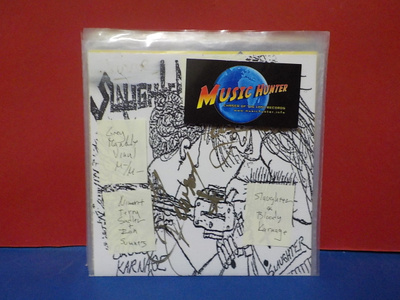 SLAUGHTER - BLOODY KARNAGE M-/M- +NIMMARIT 7"