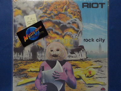 RIOT - ROCK CITY - CANADA 1977 M-/M- LP