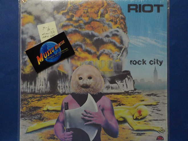 RIOT - ROCK CITY - CANADA 1977 M-/M- LP