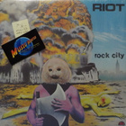 RIOT - ROCK CITY - CANADA 1977 M-/M- LP - pikkukuva 1