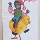 Tumma poika ratsastaa isolla tipulla, p. 1923 - pikkukuva 1