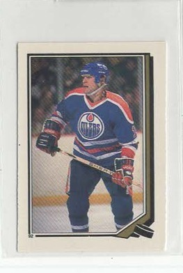 Mark Messier 87-88 OPC Sticker #92