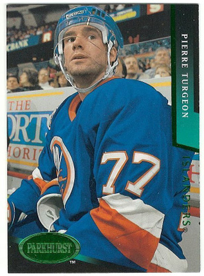 93-94 Parkhurst Emerald Ice #389 Pierre Turgeon