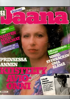 Jaana n:o 41 1982 Missejä. Anne & Mark. Kirsti. Eva-Christin