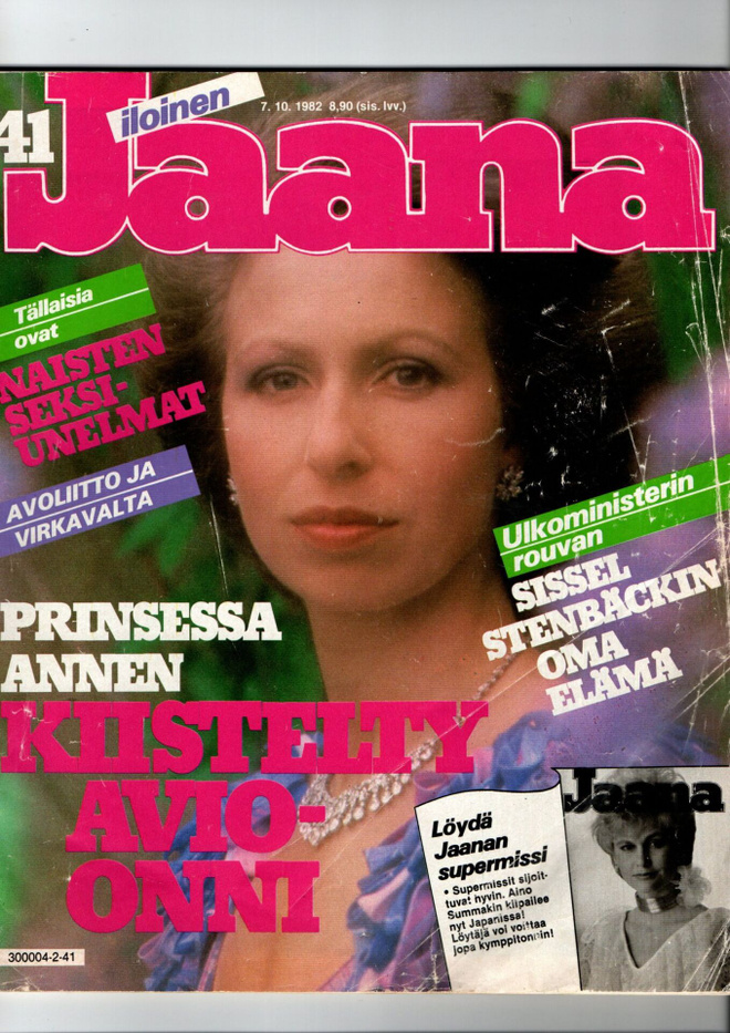 Jaana n:o 41 1982 Missejä. Anne & Mark. Kirsti. Eva-Christin