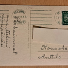 kukkakortti, neilikoita, kulkenut 1948 - pikkukuva 2