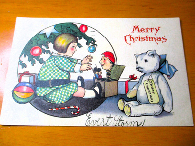 Merry Christmas - 1925 USAsta os Mustasaari station