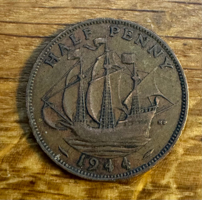 Half Penny 1944