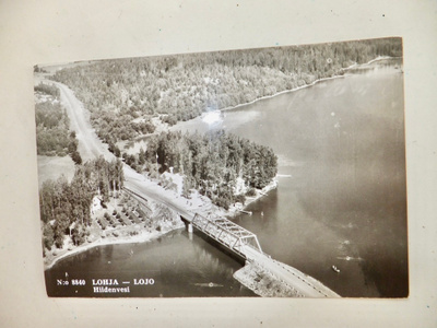 VANHA Postikortti Lohja 1950-l Karhumäki