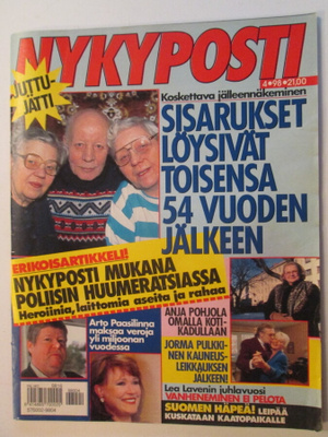 NYKYPOSTI LEHTI 4 / 1998 SISÄLLYSLUETTELO KUVA 2