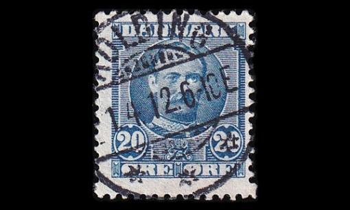 Tanska 55b o Frederik VIII 20 öre (1907)