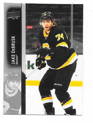 2021-22 Upper Deck #15 JAke DeBrusk , Boston Bruins