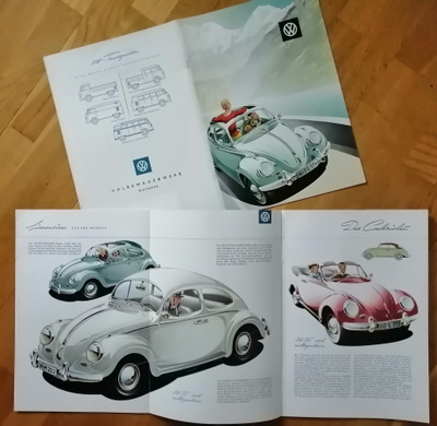 1961 Volkswagen esite - KUIN UUSI -  22 sivua - VW