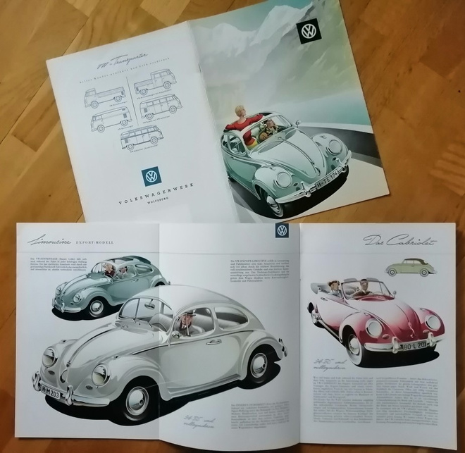 1961 Volkswagen esite - KUIN UUSI -  22 sivua - VW