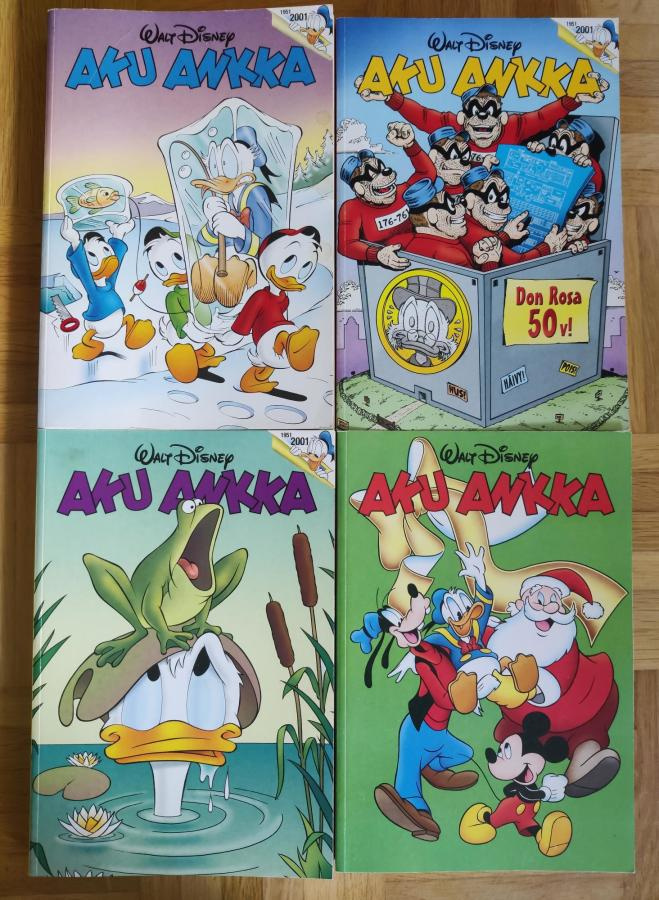Aku Ankka neljännesvuosikerta Osat 1-4 (2001 )