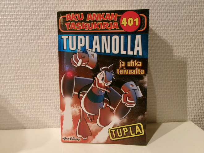 Aku Ankan taskukirja 401 Tuplanolla ja uhka taivaalta