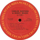 CARLOS SANTANA & BUDDY MILES Live! ~ LP - pikkukuva 5