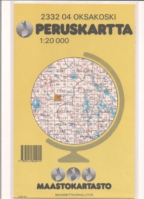Peruskartta 1:20 000 Oksakoski