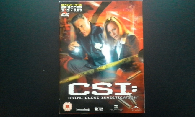 DVD: CSI 3 kausi, jaksot 13-23 3xDVD (2004)