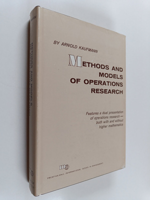 A. Kaufmann : Methods and models of operations research