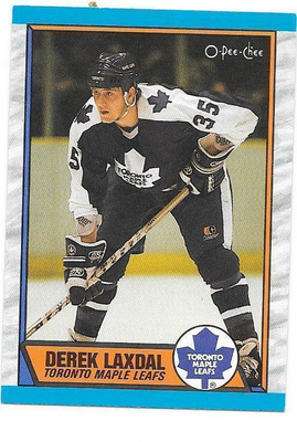 1989-90 OPC #169 Derek Laxdal Toronto Maple Leafs ex- Ilves