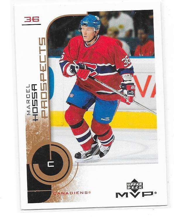 2002-03 Upper Deck MVP #207 Marcel Hossa Montreal Canadiens