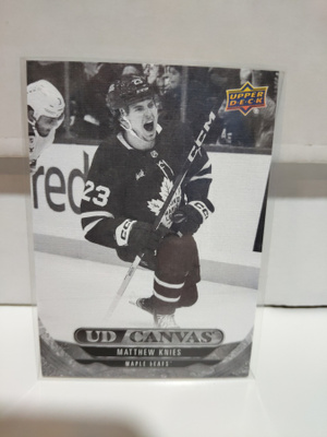 2024-25 UpperDeck UD Canvas Black & White #C-1 Matthew Knies