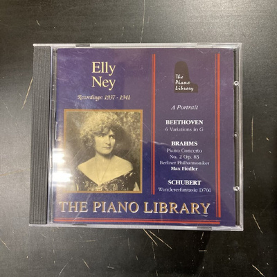 Elly Ney - A Portrait (Recordings 1937-1941) CD